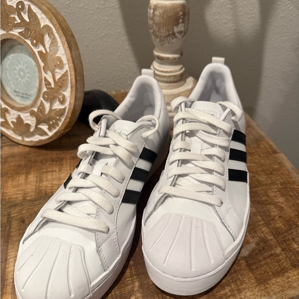 adidas White and Black Women's Sneakers